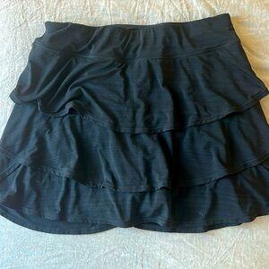 Ideology black pleated skort size 1x